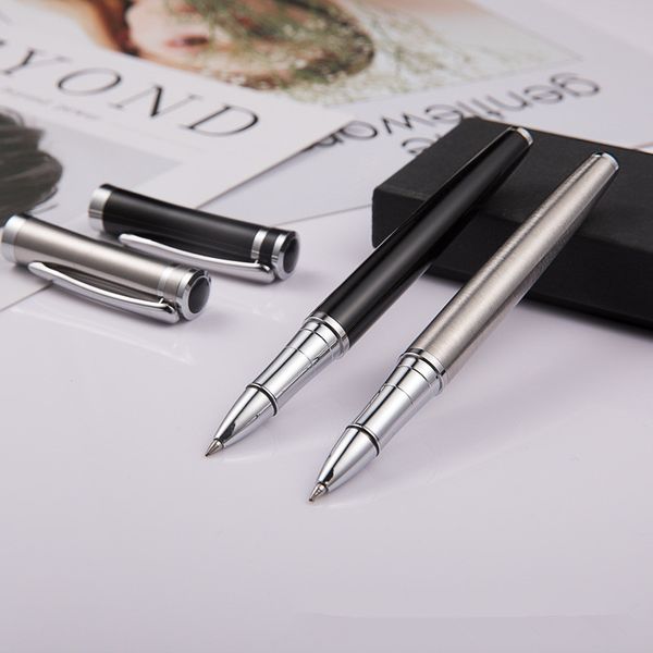 

high quality luxury full metal ballpoint pen 1mm black ink gel pen stationery business office signing supplies gifts 03659, Blue;orange