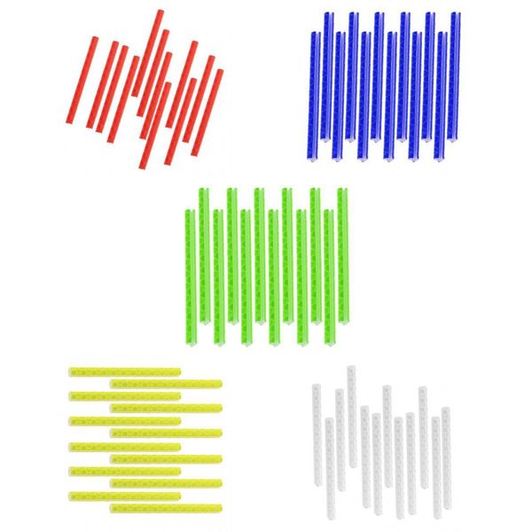 

60 pieces bike cycling reflective spoke rod wheel rim reflector clip on tube