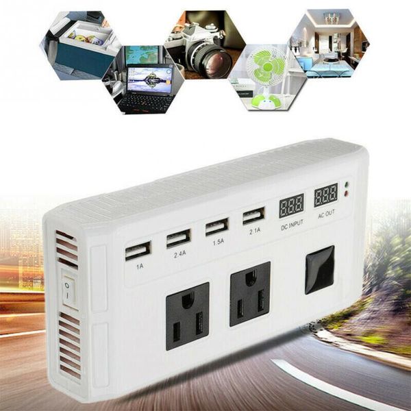 

800w car pure sine wave power inverter dc 12v to ac 110v usb charger converter 800w transformer car converter sine wave