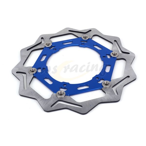 

270mm motorcycle front wavy floating brake disc rotor for yamaha yz250 yz250f yz426f yz450f wr250 wr250f wr450f wr426f