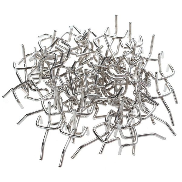 

50pcs durable carbon steel practical pegboard hooks garage workshop storage garage work shop organization display hanging tool