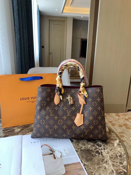 

De igner loui vuitton handbag women 039 top handle cro body handbag middle ize 33 cm durable leather lv tote bag ladie houlder bag