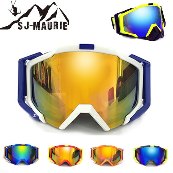 

sj-maurie men women anti-fog ski goggles snow sports snowboard goggles double lens uv400 protect snowmobile skiing skating mask