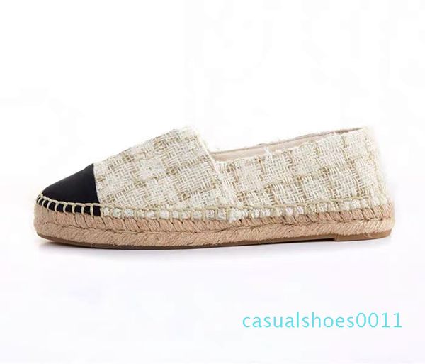 

espadrilles женщины дизайнер повседневная обувь luxury leather слип-on платформы обувь мужчины espadrilles сандалии с коробкой размер 34--42, Black