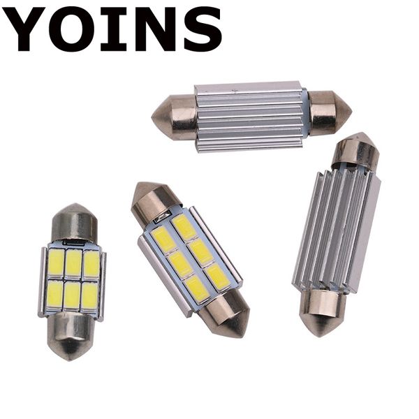 

4x led festoon 31mm c5w 36mm led canbus 39mm 6smd 42mm 9 smd 5630 car interior dome lamp license plate light reading bulbs