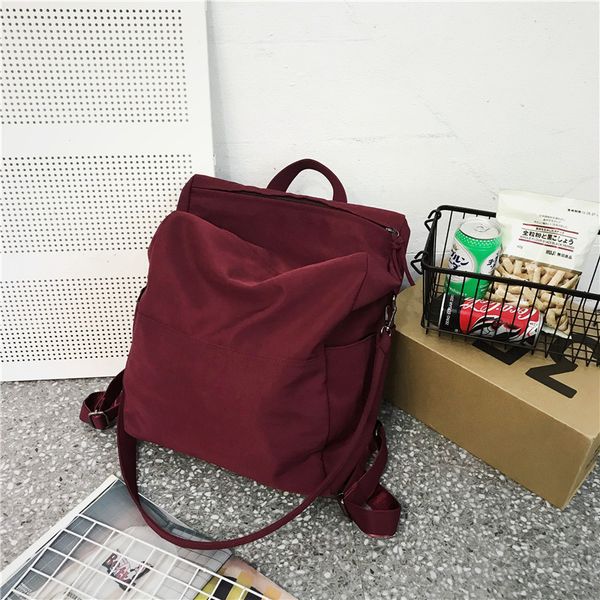 

women large capacity school bags teenage nylon single double multi fuctional shoulder bag female fashion bag lady messenger