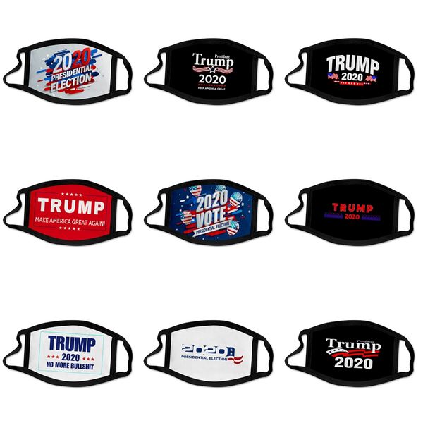 

designer trump face mask patterns cartoon reusable air pollution wind cotton fabric cloth face mouth dust mask #552, Black