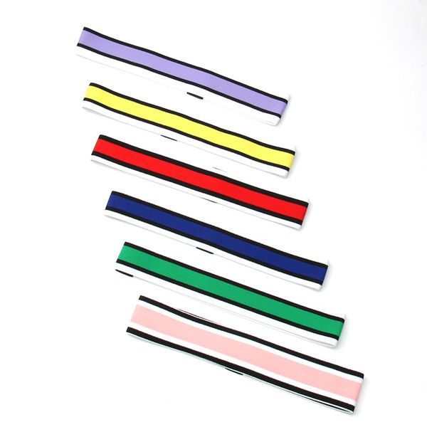 

6 color sports hair band headband wash hood headscarf running fitness mountaineering sweat-absorbent headdress ing, Black;white