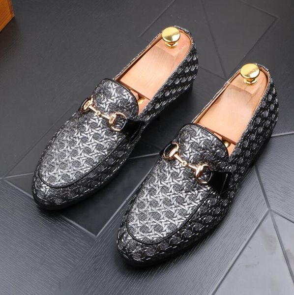 

2019 men shoes moccasin genuine leather casual driving oxfords shoes men loafers moccasins for size, Black