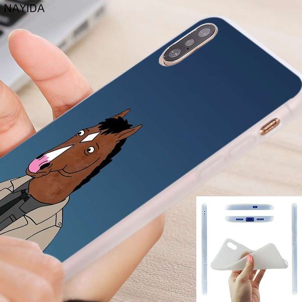 

fashion soft tpu phone case cover for coque xiaomi redmi 4x 4a 6a 7a y3 k20 5 plus note 8 7 6 5 pro t15 bojack horseman