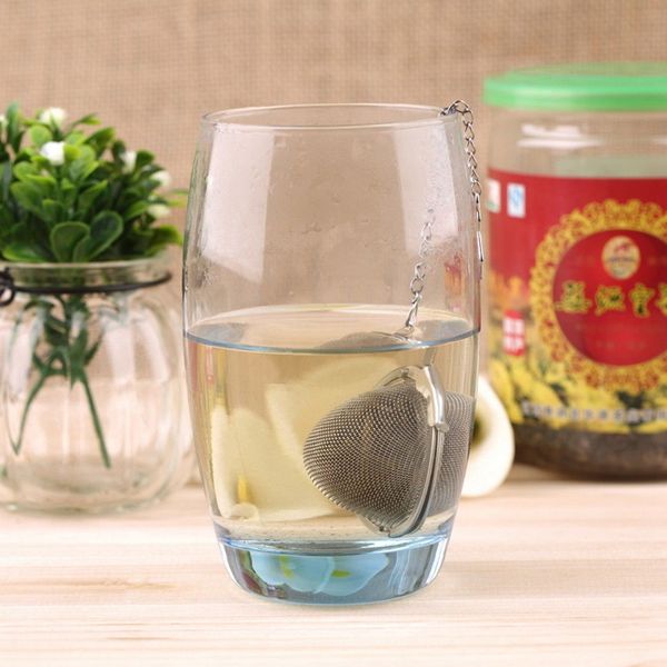 

чай infuser шарика сетки сыпучие листьев травы сито многоразовый стали безопасный замок