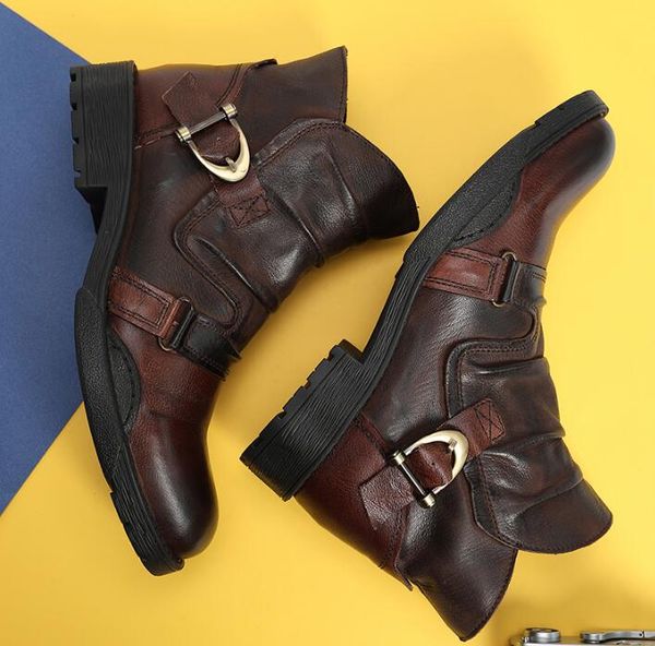 botines para hombre estilo vaquero
