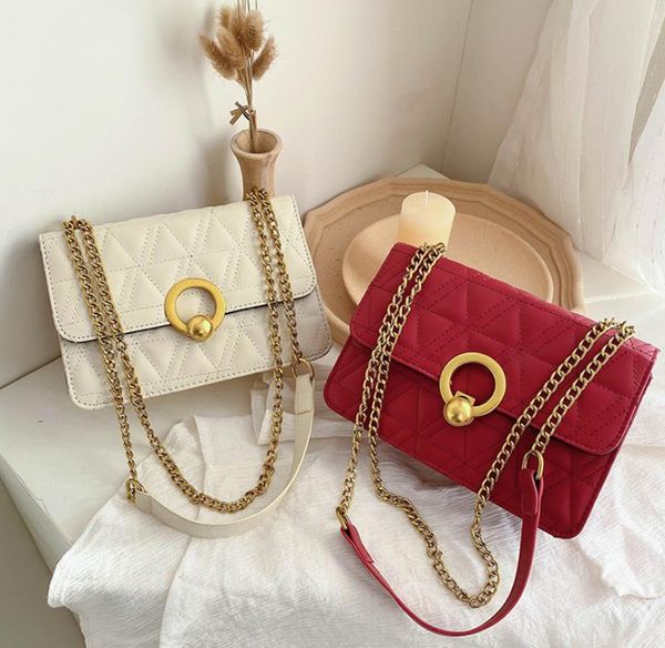 

high class bags women's bag new versatile messenger bags fashion handbags chain shoulder small square bag