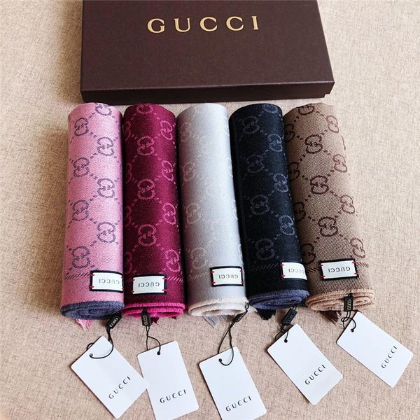 

g letter design women scarves fashion tassel trendy female wool scarf outdoor street style warm lady scarves, Blue;gray