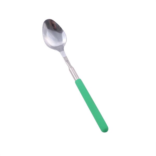 

funny spoon extension long extendable telescopic oader trick prank bbq tool stainless steel cutlery kitchen tool fh5