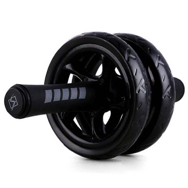

gym abdominal trainer wheel fitness equipment double silent anti-slip wheel muscle exercise equipment ab roller training