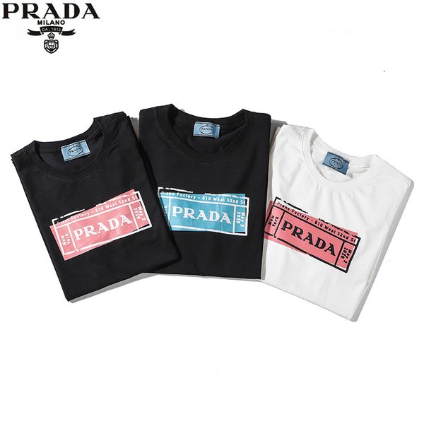 

2020 мода t-shirt дышащего хлопка графических футболок высокого качество короткий sle, White;black