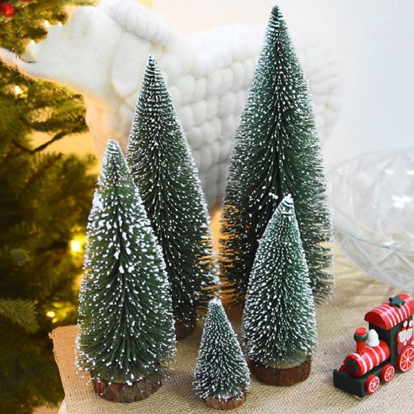 

10cm 15cm 20cm 25cm christmas mini desktree christmas decorations for home navidad 2017 kerst natal tree decorations kerst