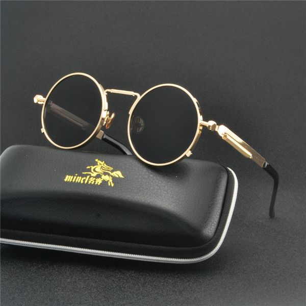 

black punk sunglasses men women 2019 designer sun glasses for ladies punk goggles vintage female male driving goggles fml, White;black