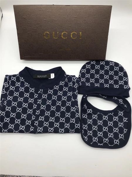 

Fa hion baby boy girl romper de igner kid long leeve cotton jump uit infant girl letter cotton romper boy clothing