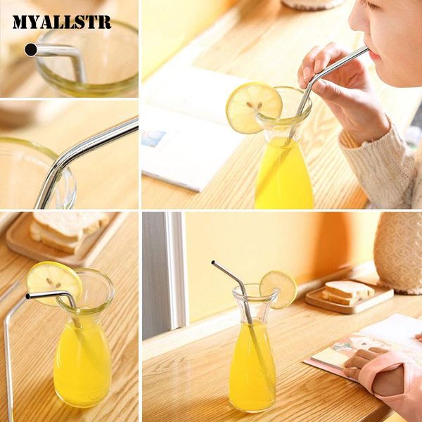 

reusable creative stainless steel drinking straws for beverage coffee