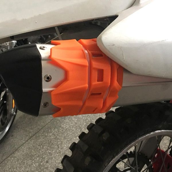 

universal motorcycle exhaust muffler drop protection ring- protector guard for husqvarna motocross moto motocross en