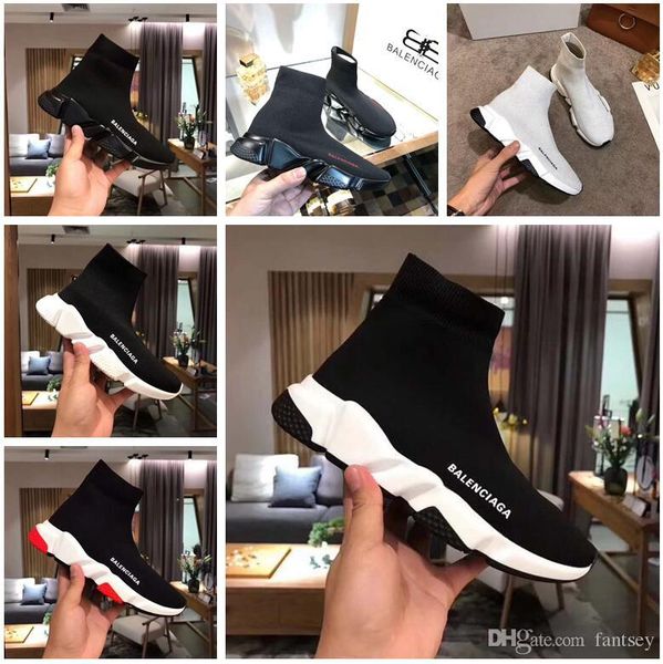

Boxed color3 with tote bag certificate invoice men women men women balenciaga hoe peed tretch knit neaker