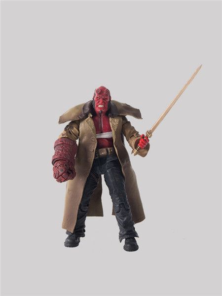 

hellboy 2 generation 6-inch hellboy baron c movable doll box hand-made