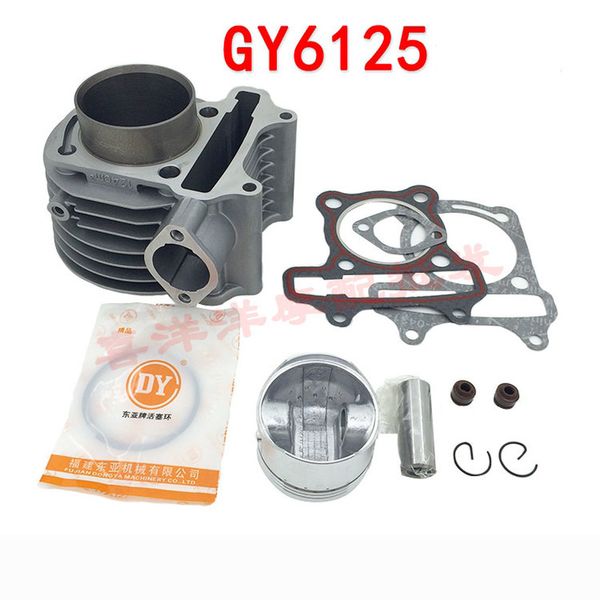 

motorcycle cylinder kit 52.4mm pin15mm for gy6 125 gy6125 125cc moped scooter taotao modified