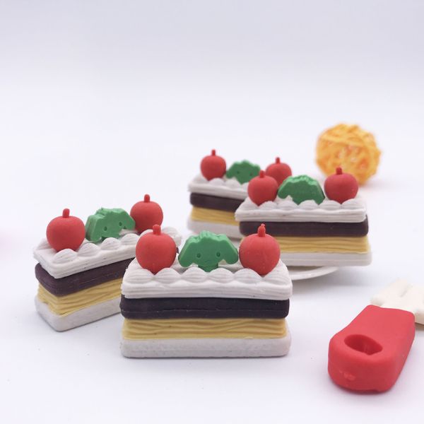 

креативные канцелярские товары macaron резиновые гамбургер маленький цветной цвет гамбургер ластик