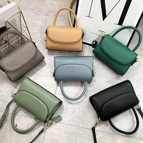 

school pillow bag women's single shoulder messenger bag leather packet lady's