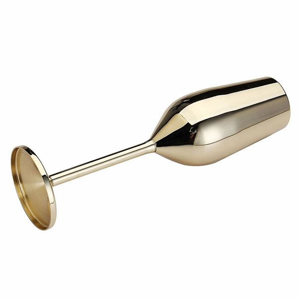 

2pcs/set shatterproof stainless champagne glasses brushed gold wedding toasting champagne flutes drink cup party marriage wine