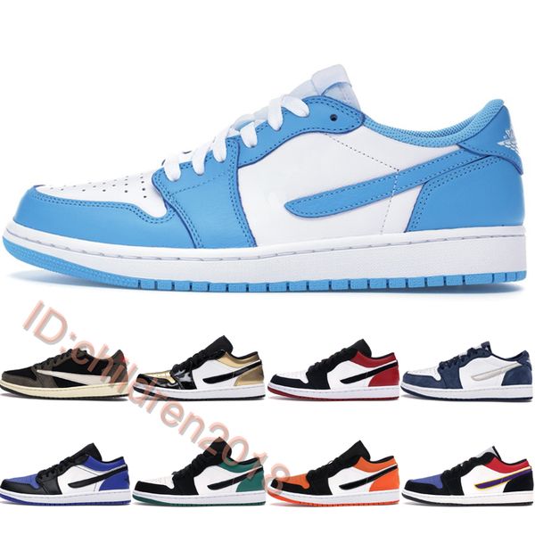 

sb unc 1 low basketball shoes men women brand royal toe black toe 3 university gold sneakers size 5.5-12