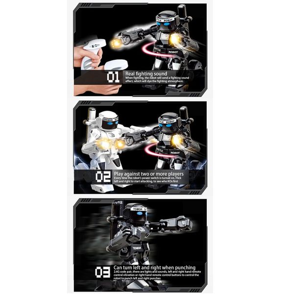 

2.4g somatosensory remote control battle robot toy two-player competitive fight robot model toys for children's gift