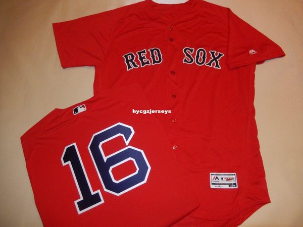 

baseball br #16 andrew benintendi game flex base jersey red 48 mens stitched jerseys big and tall size xs-6xl for sale, Black;blue