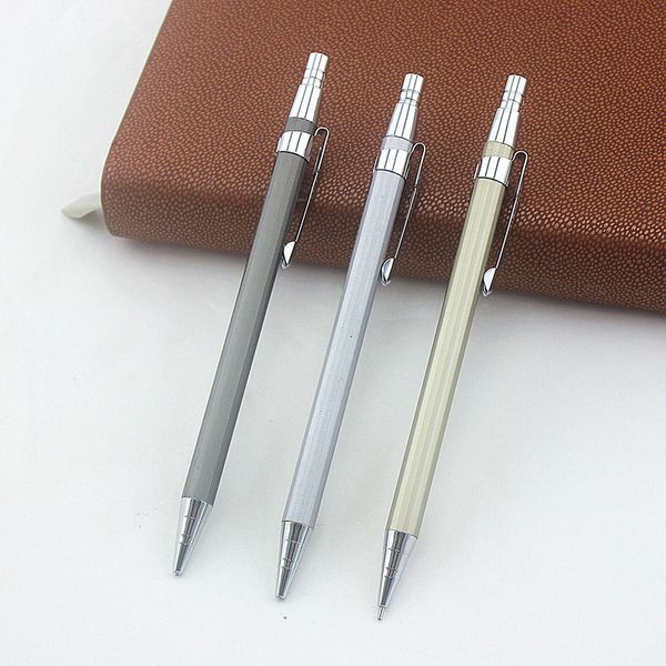 

0.5mm mechanical pencil full metal clip automatic pencils for professional painting writing supplies, Blue;orange
