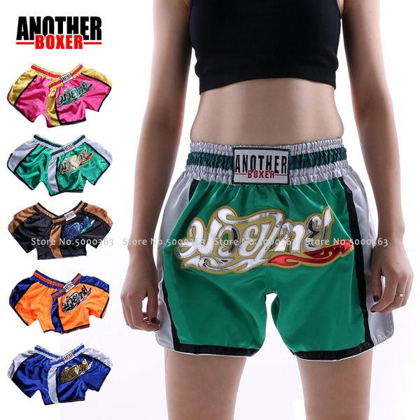 

children muay thai rashguard bjj fight shorts men women grappling kick boxing trunks kids boy girl kickboxing sanda gym pant, Blue