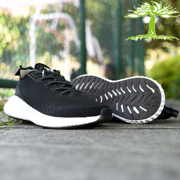 

treeperi basfboost runner 711 men women running shoes reflective black white wolf grey cream white volt pink sports designer sneakers