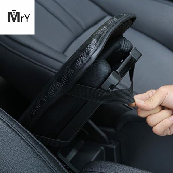 

1pc car handrail pad cover universal automobiles car armrest cover leather anti-slip mat auto interior accessories sa