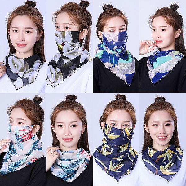 

cycling face mask lightweight face mask sun protection outdoor riding masks protective polyester scarf handkerchief, Black
