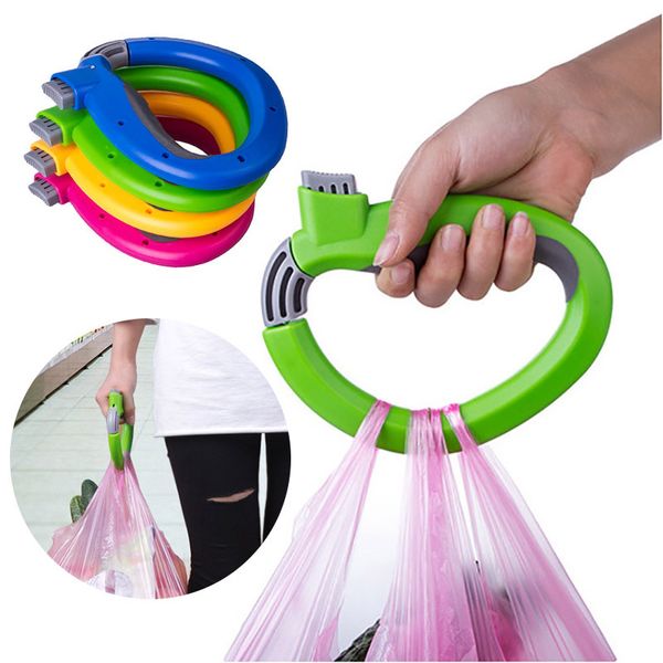 

relaxed carry handle tools for shopping bag clips d-type devices for storage bags labor-saving carrying handle kitchen tools