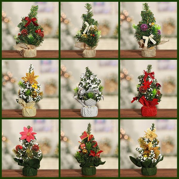 

20cm diy cute simulated plants mini christmas fake pine tree home decorations deskdecorations christmas girl friend gifts