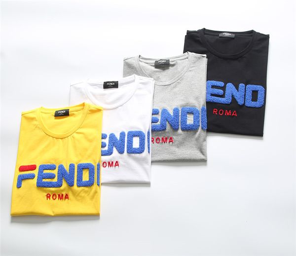 

2019 ummer new arrival de igner men 039 clothing t hirt ff embroidery print tee ize m 3xl 8001