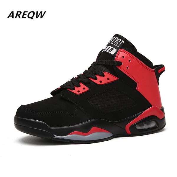 

2019 fashion high-sneakers thick-soled wear-resistant comfortable fashion men's casual shoes breathable, Black