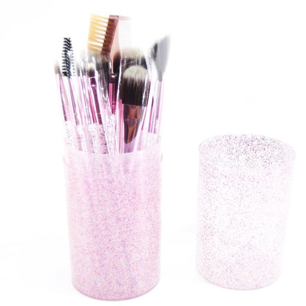 

travel makeup brush eyeshadow lip face eyebrows eyelashes comb 12pcs make up sets brushes
