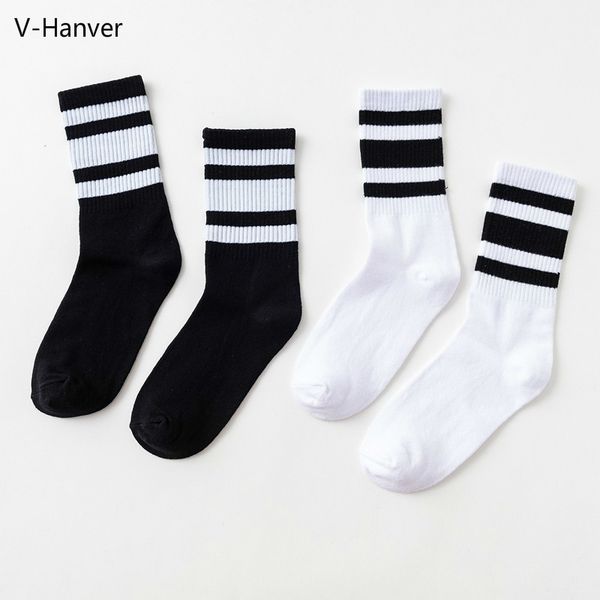 

fashion classic striped white cotton socks art men women sporty skateboard funny short socks casual harajuku low ankle, Black