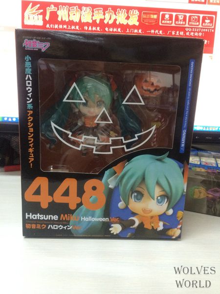 

аниме игрушка подарок модель новый подросток подарки hatsune q версия тыквы hatsune 448# может изменить руки, чтобы изменить модель лица рук