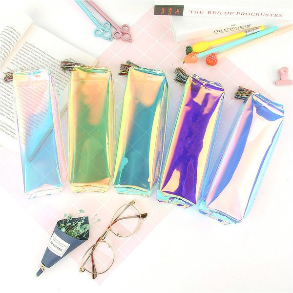 

transparent pencil case stationery bag creative pvc pencil bag school pencil box supplies student gift