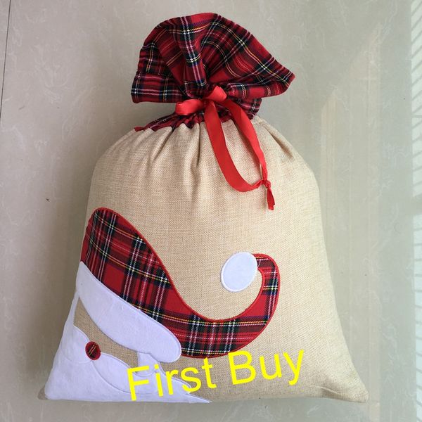 

christmas decorations 30pcs/lot est design festival items decorative santa sack for merry