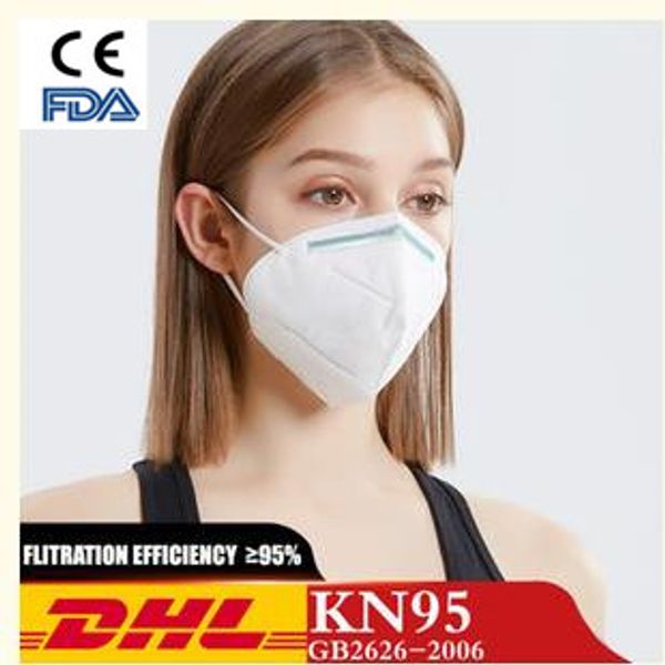 

dhl fast ship folding ffp2 n95 mask with breathing valve face protective dustproof kn95 masks with self-priming filter seller